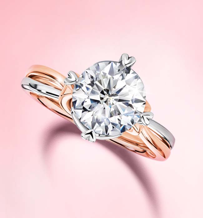 LVC Say Love™  one carat diamond engagement ring