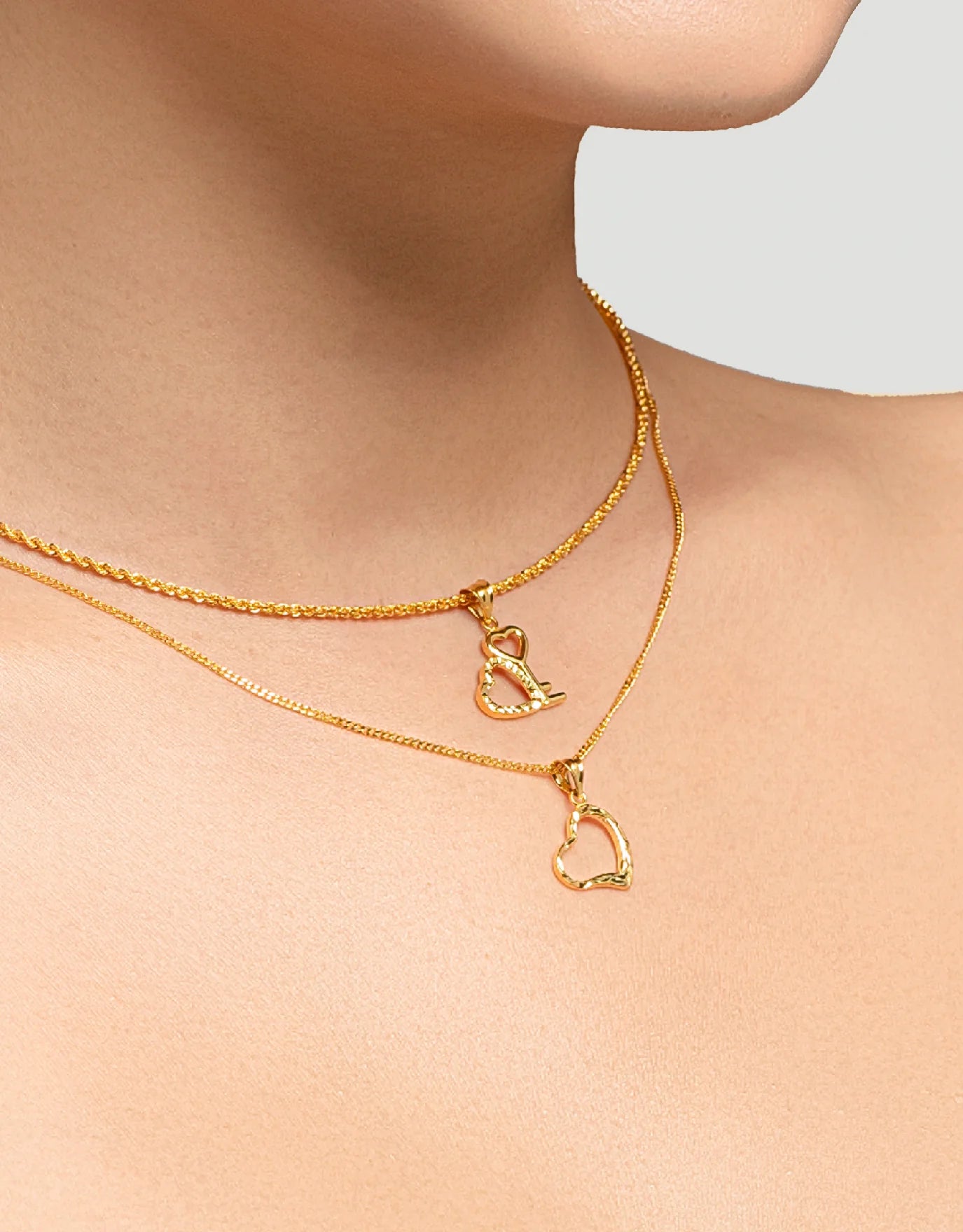 LVC MOD22 Bound by Love Gold Key Pendant