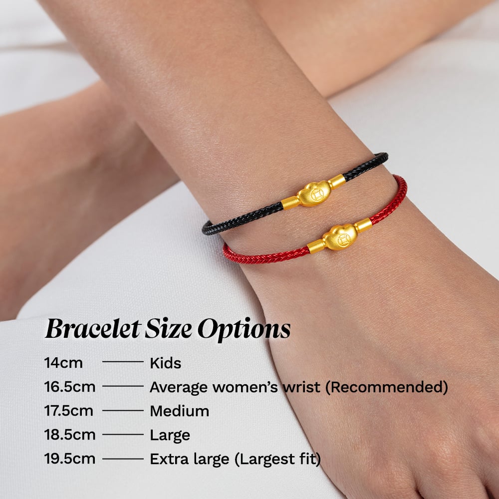 LVC Classic Gold Clip Charm Bracelet