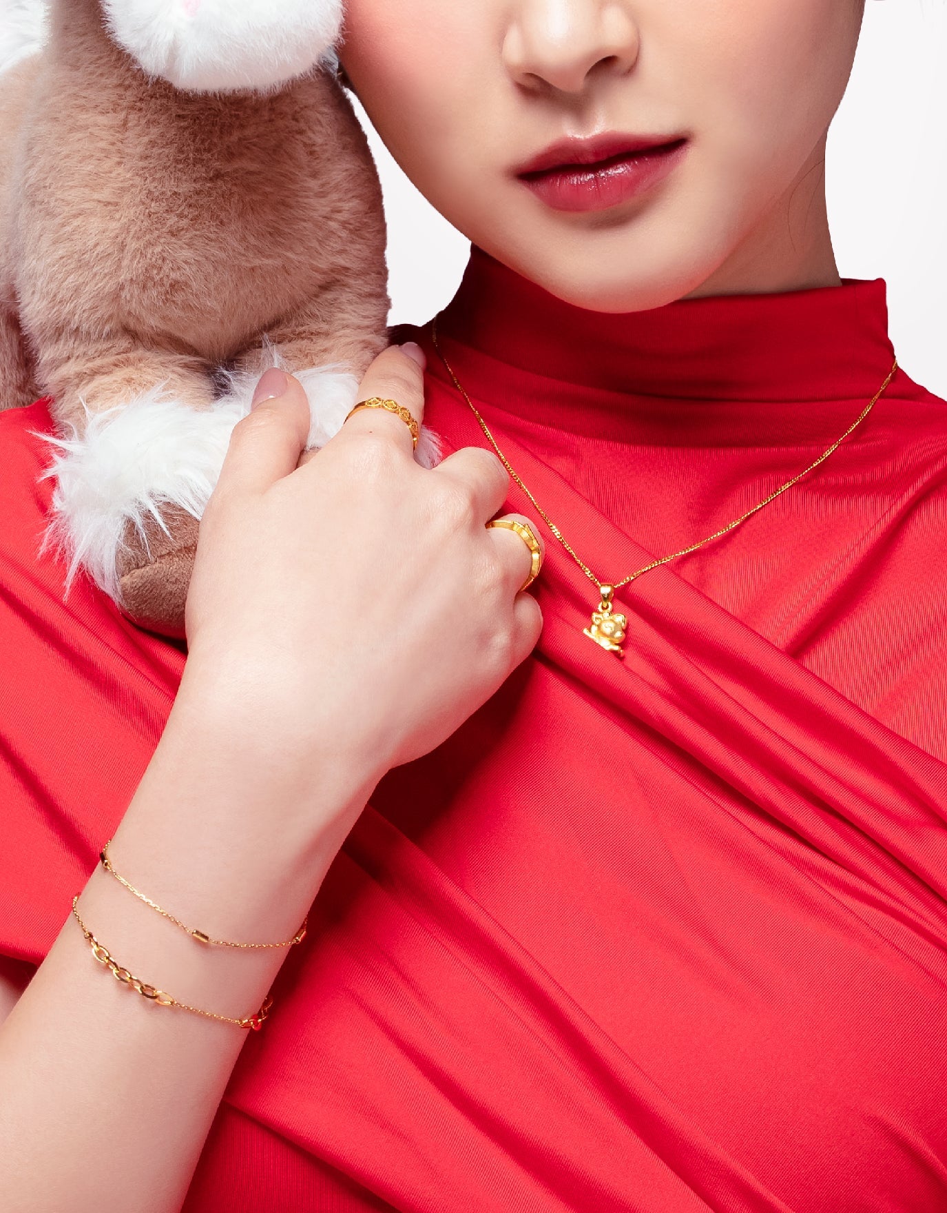 LVC 9IN Mirabelle 999 Gold Ring