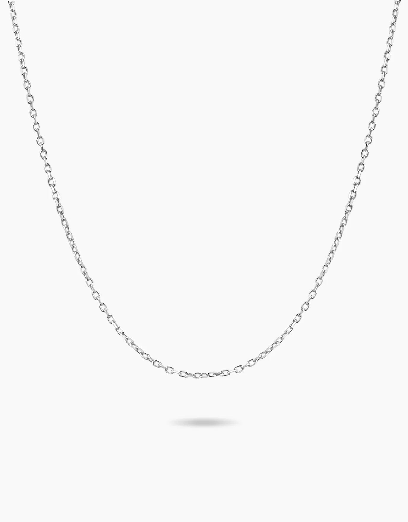 LVC 10K White Gold Cable Chain