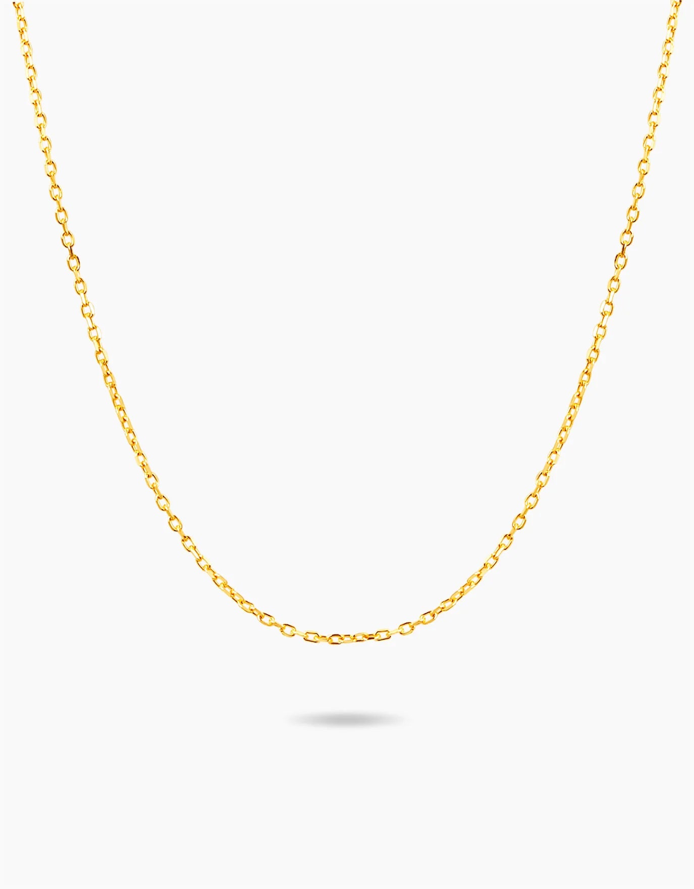 LVC 10K Yellow Gold Cable Chain