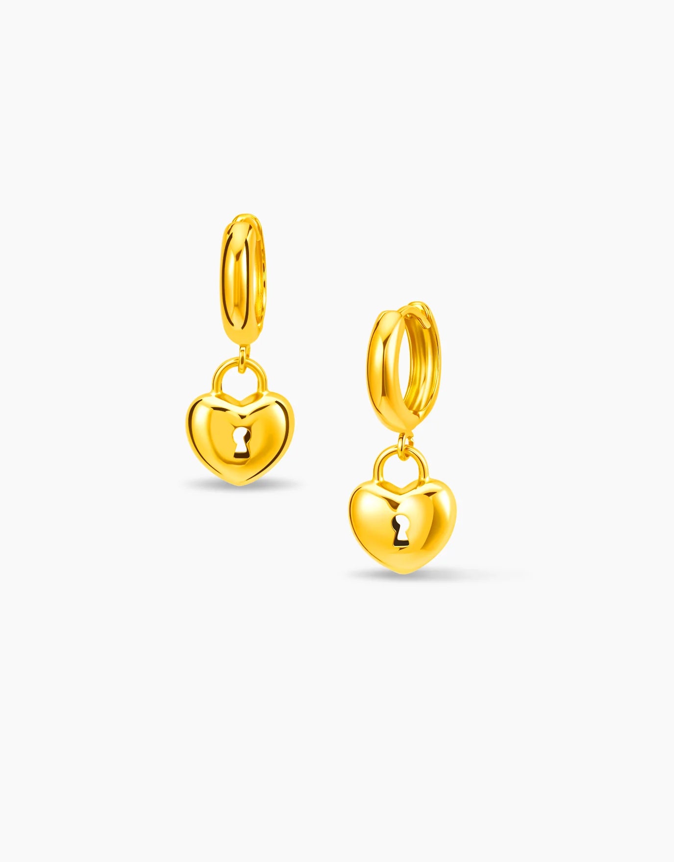 LVC MOD22 Darling Lockheart Gold Hoop Earrings