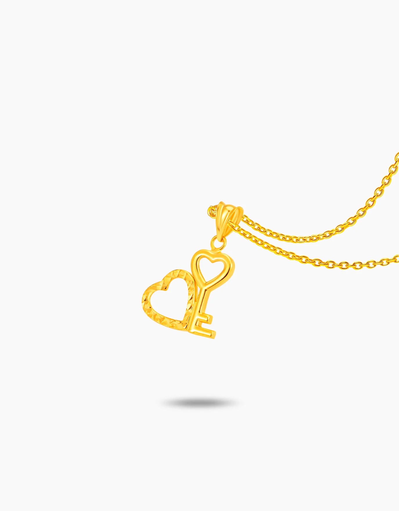 LVC MOD22 Bound by Love Gold Key Pendant