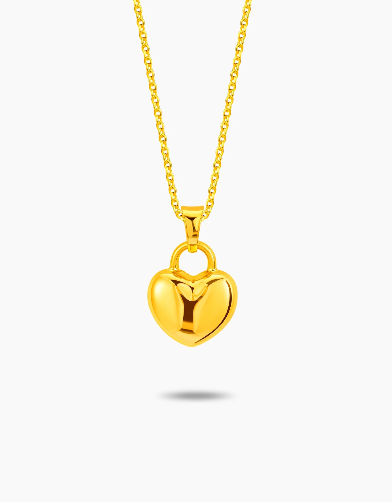 LVC MOD22 Solara Heart Gold Pendant