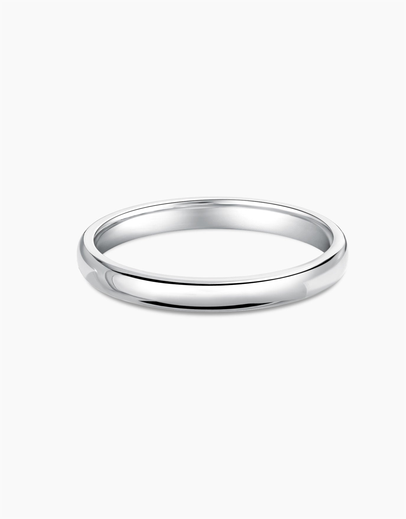 LVC men ring in 14k white gold created with a polished finish for elegance
