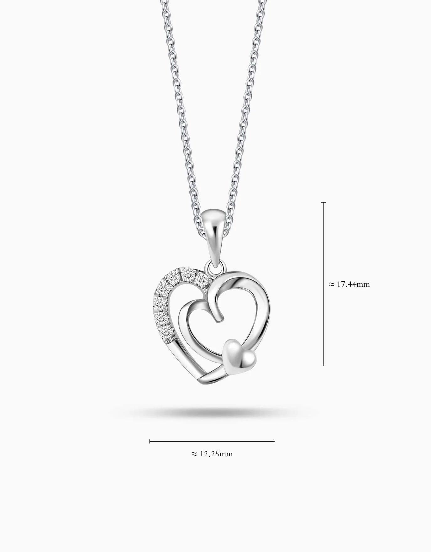 LVC Charmes Lovestruck Heart Diamond Pendant