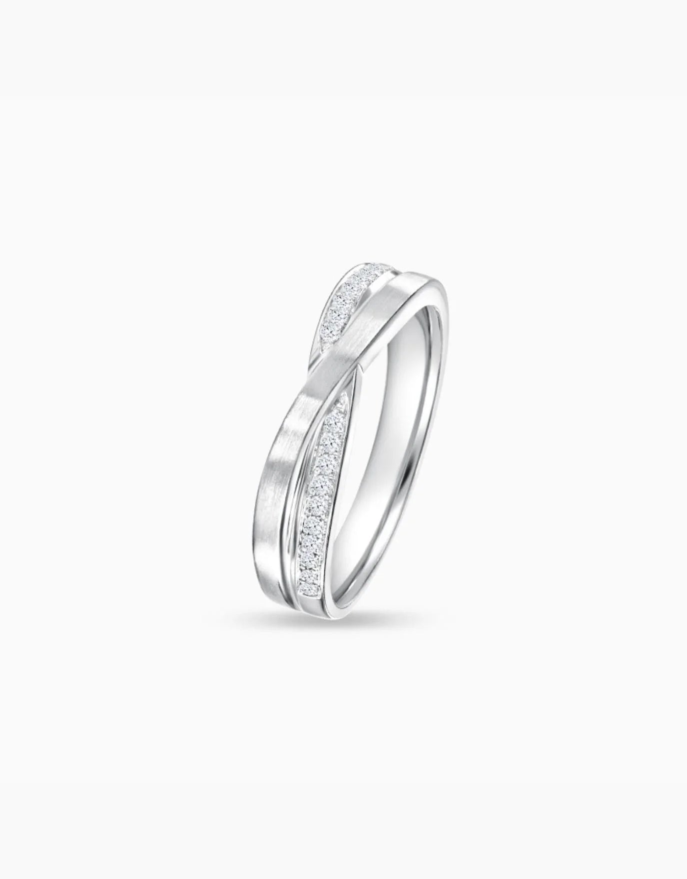 LVC Purete Bliss Wedding Band in Platinum