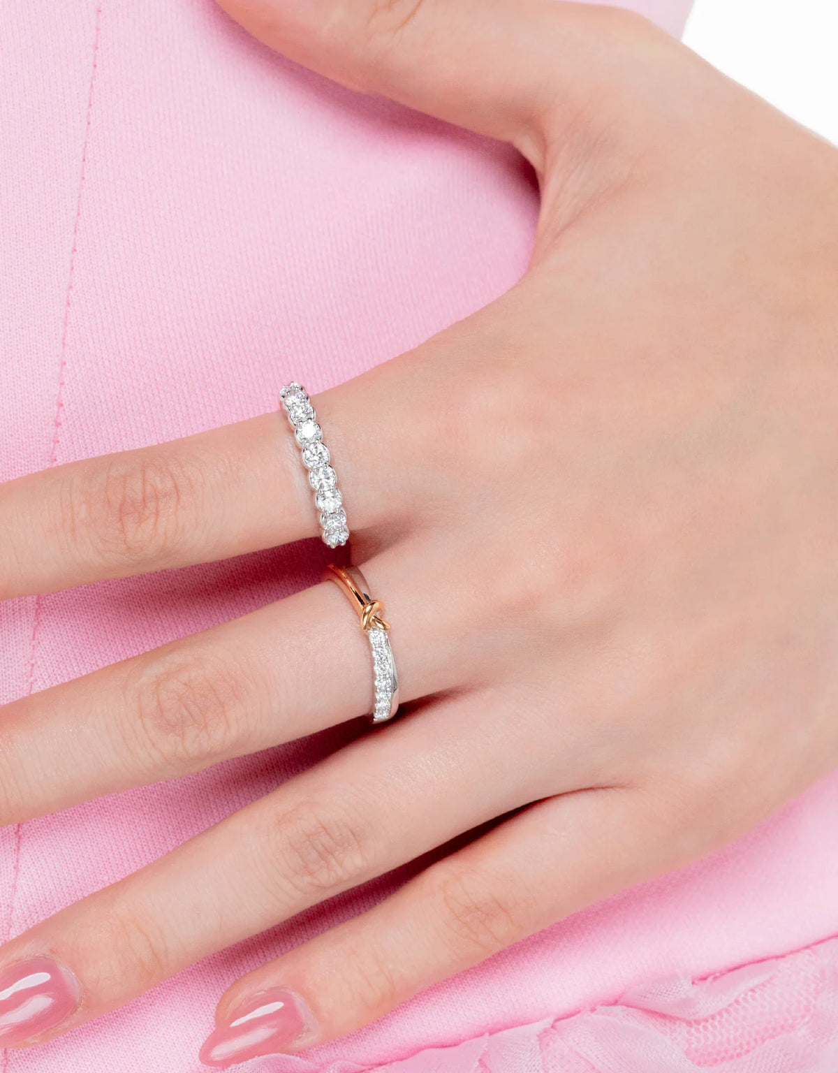 LVC Petit Precieux Aimee Diamond Wedding Band