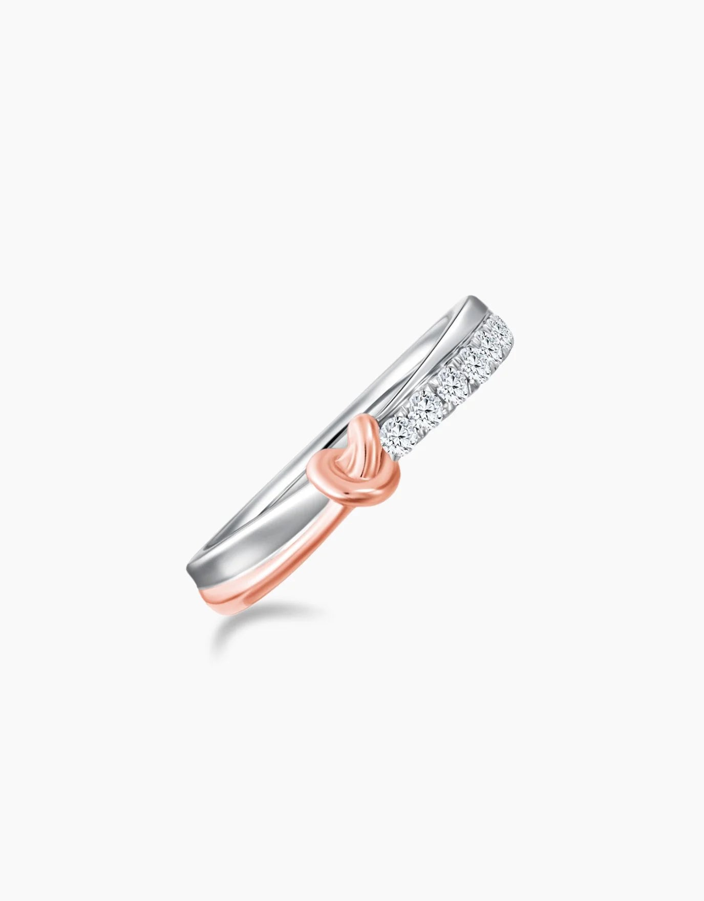 LVC Noeud Alva Diamond Wedding Band