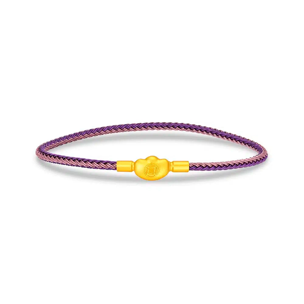 LVC 9IN Golden Bloom 999 Gold Charm