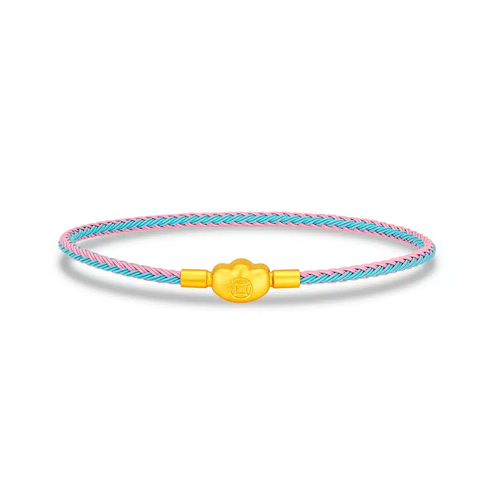 LVC 9IN Golden Bloom 999 Gold Charm