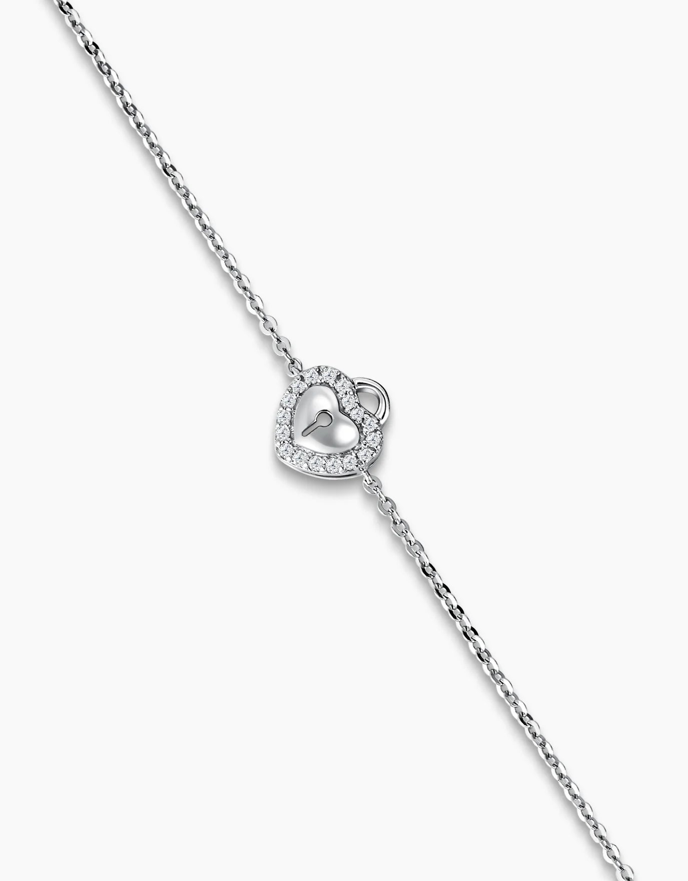 LVC Charmes Heartlock Diamond Bracelet
