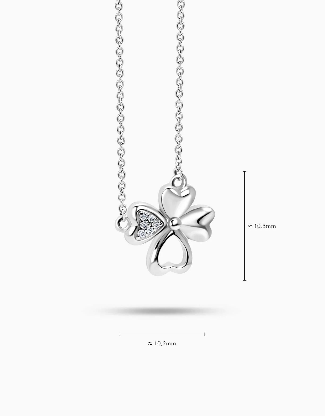LVC Charmes Clover Diamond Necklace