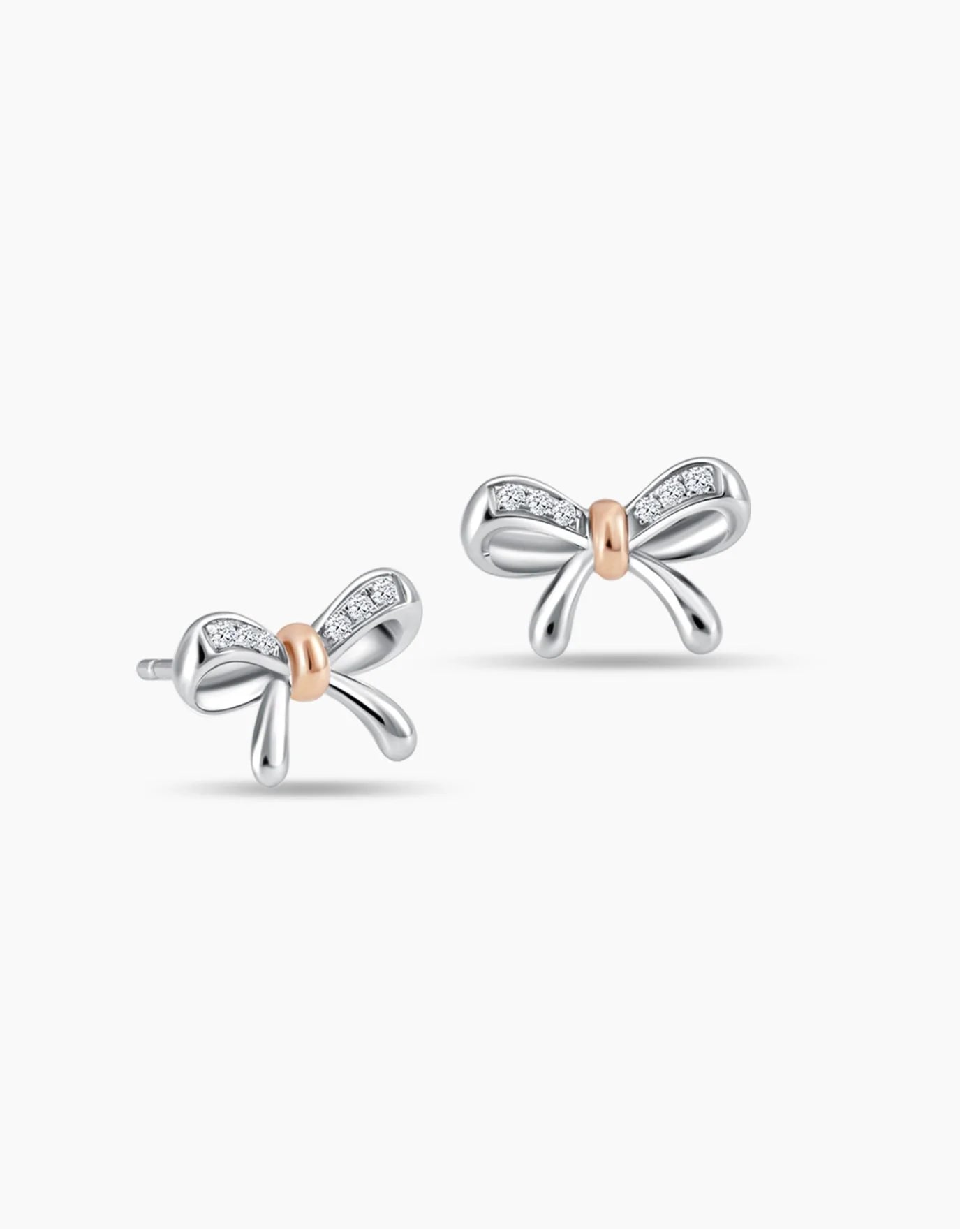 LVC Noeud Dainty Chic Diamond Earrings