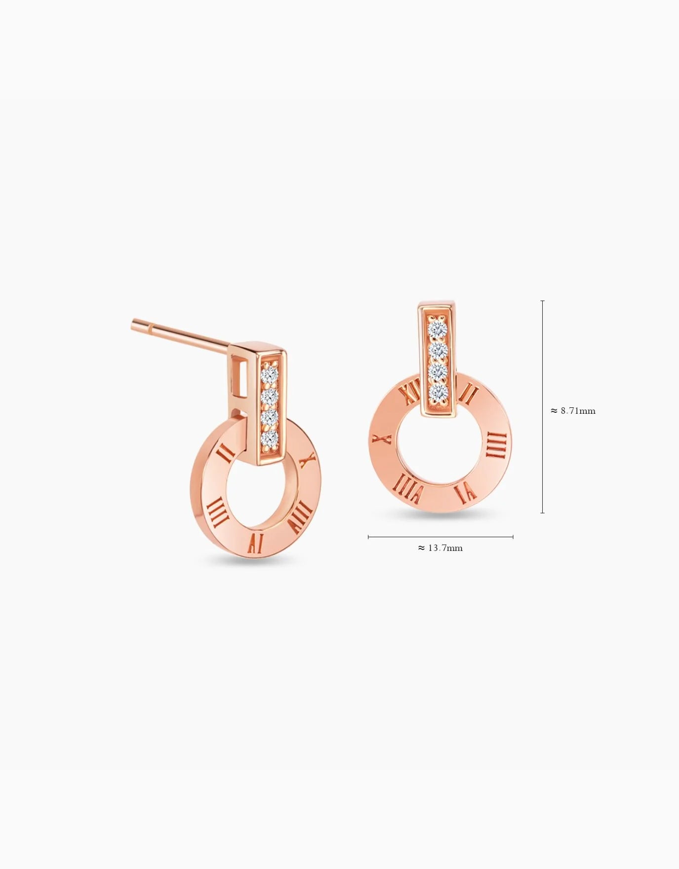 LVC Joie Millennium Diamond Earrings