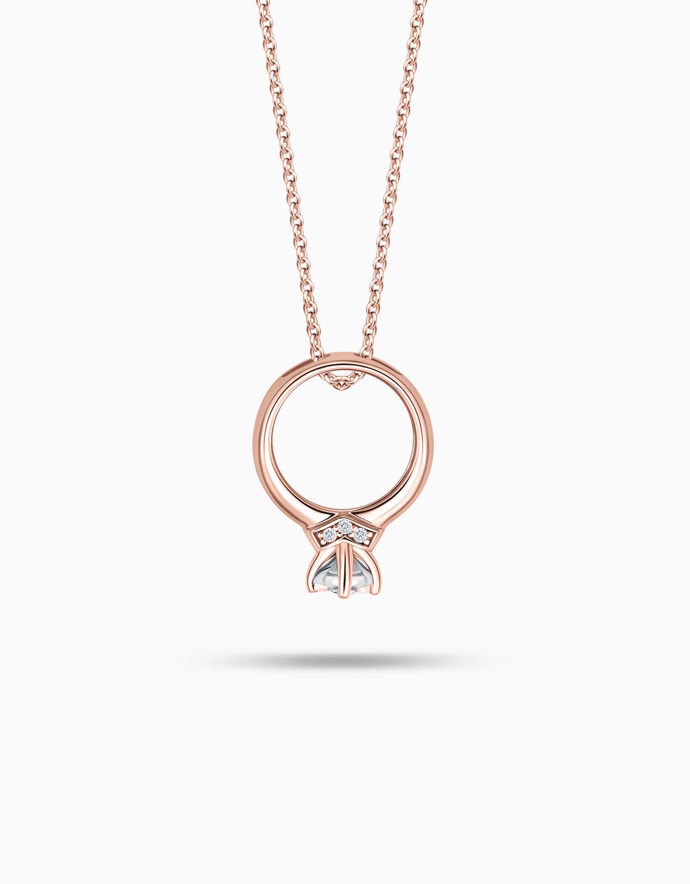 LVC Charmes Elegance Mini Ring Diamond Pendant