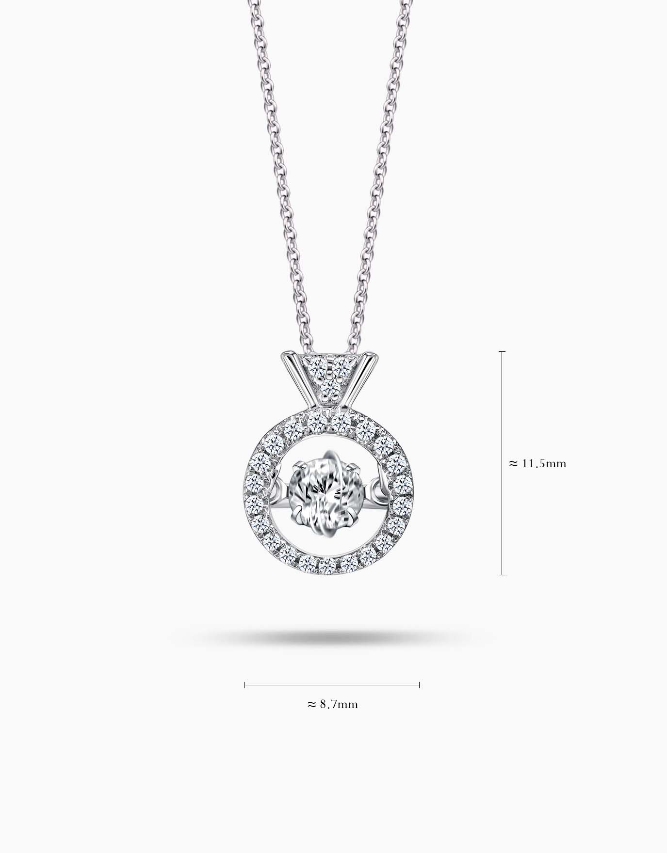 LVC Charmes Grace Mini Ring Diamond Pendant