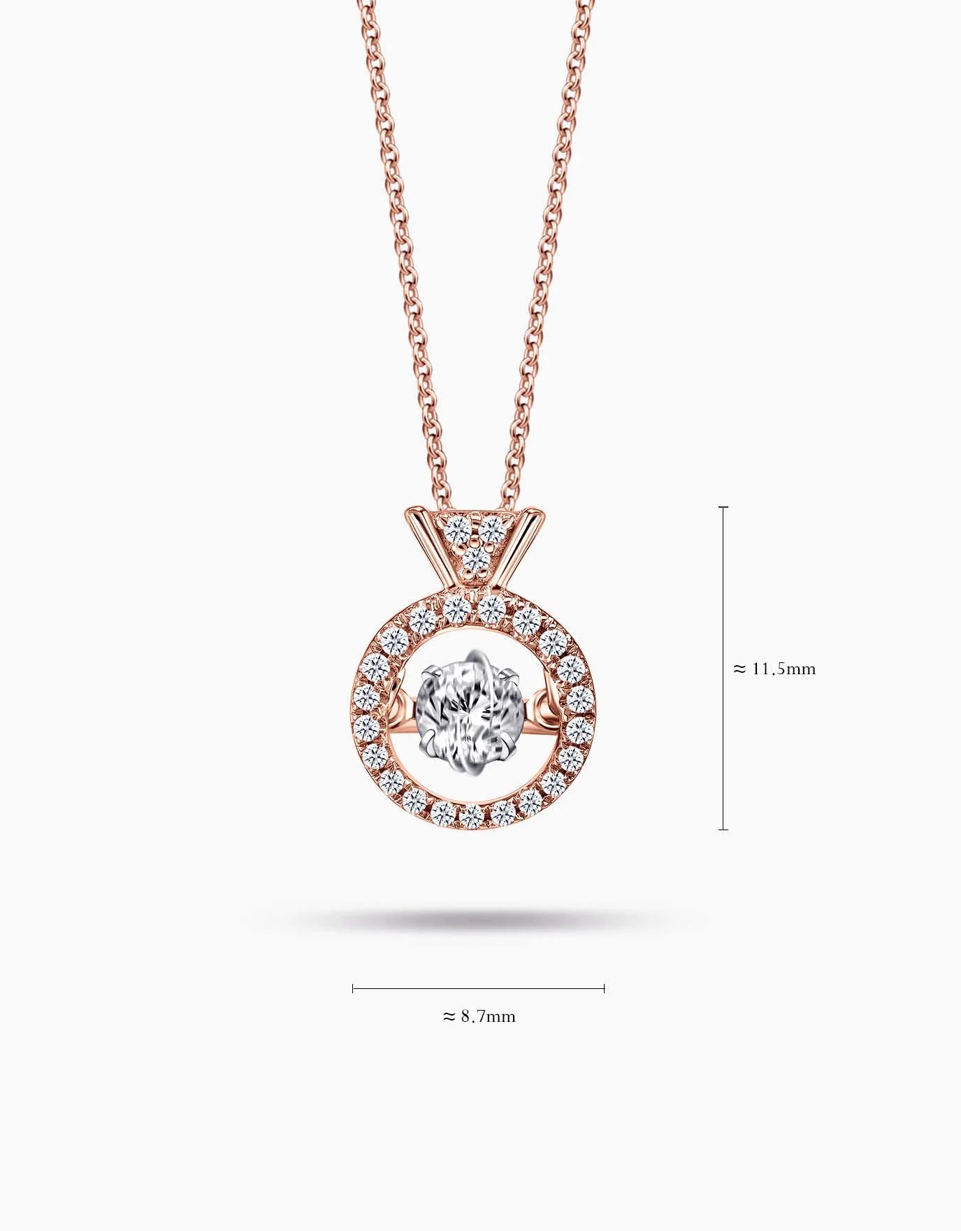 LVC Charmes Grace Mini Ring Diamond Pendant