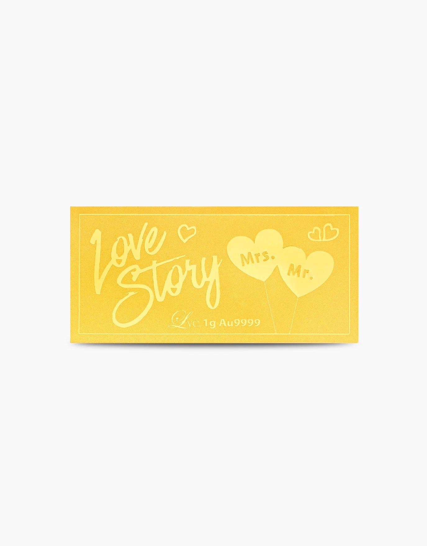 LVC 9IN Love Story 999 Gold Bar (1.0G)