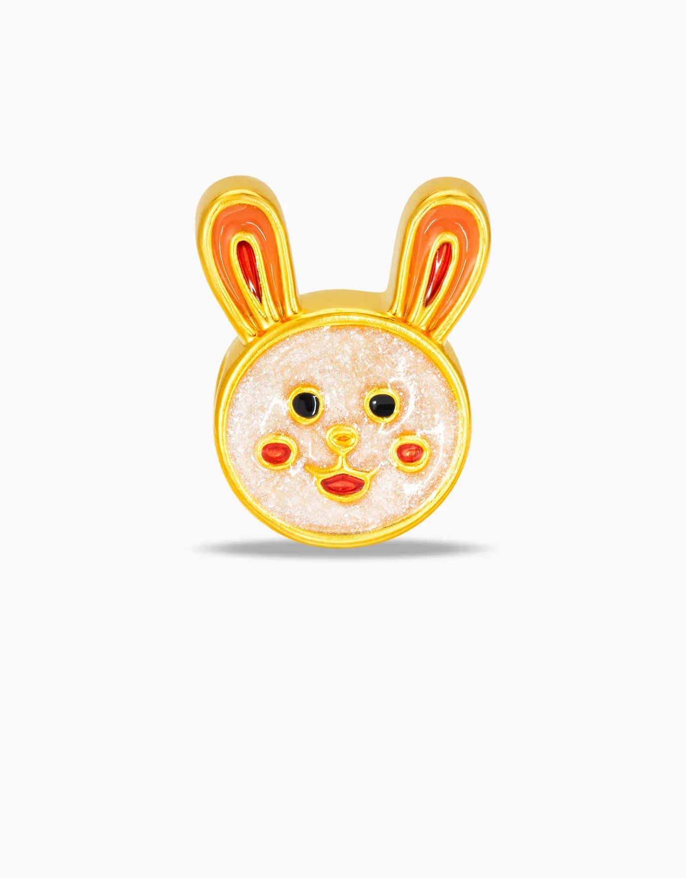 LVC 9IN Lolly Rabbit 999 Gold Zodiac Charm