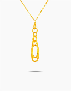 LVC 9IN Kailey 999 Gold Necklace
