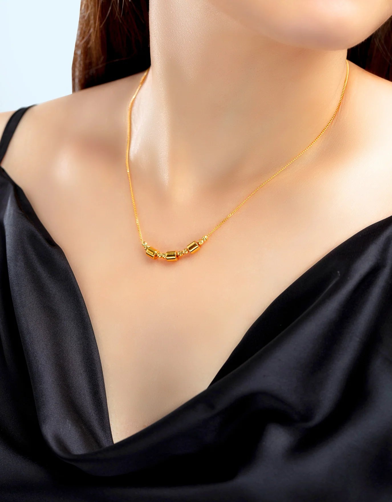 LVC 9IN Annabelle 999 Gold Necklace