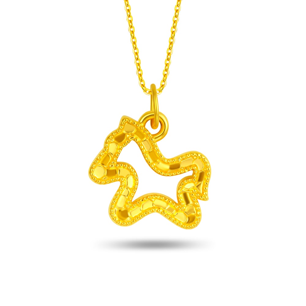 LVC 9IN Lucky Love Duo Mix-and-Match 999 Gold Pendant Bundle