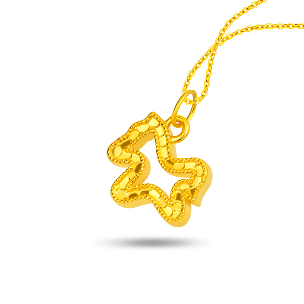 LVC 9IN Lucky Love Duo Mix-and-Match 999 Gold Pendant Bundle