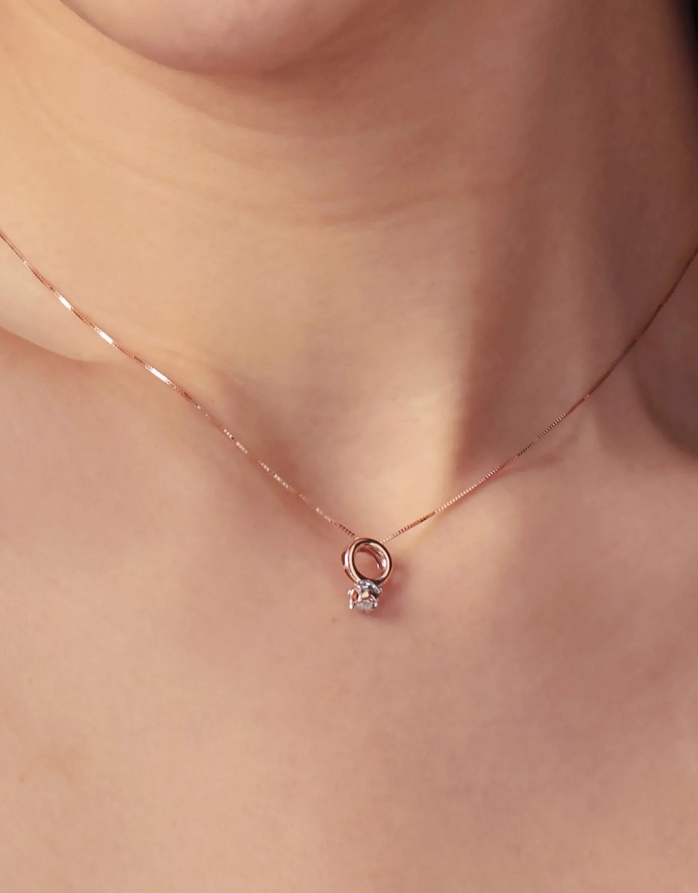 LVC Charmes Destiny Mini Ring Diamond Pendant